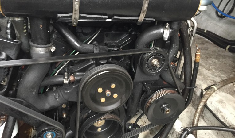 36 Doral Engine Compartment