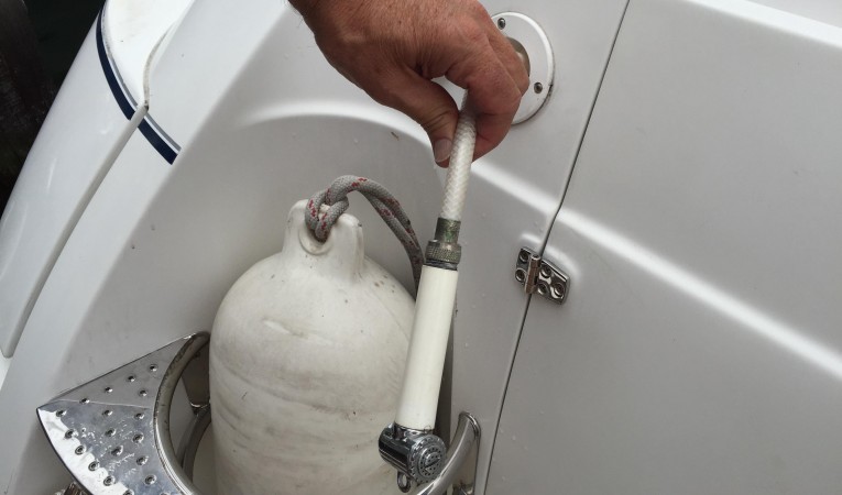 36 Doral Swim Platform Shower