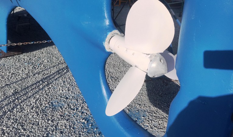 63 Cruising Ketch New Bottom March 2015 - Folding Prop