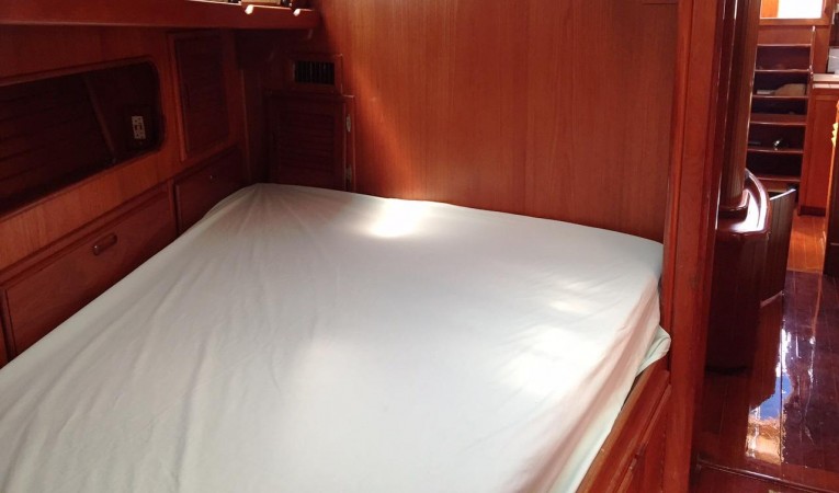 63 Cruising Ketch Guest Cabin Berth