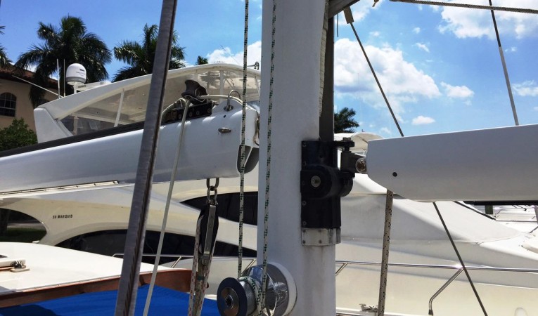 63 Cruising Ketch Mizzen Mast Furling