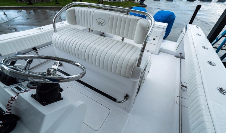 28 Southport Helm Seating Looking Aft