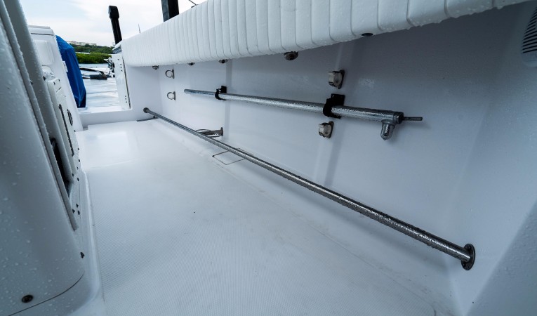 28 Southport Cockpit Rod Storage/Toe Rail Port