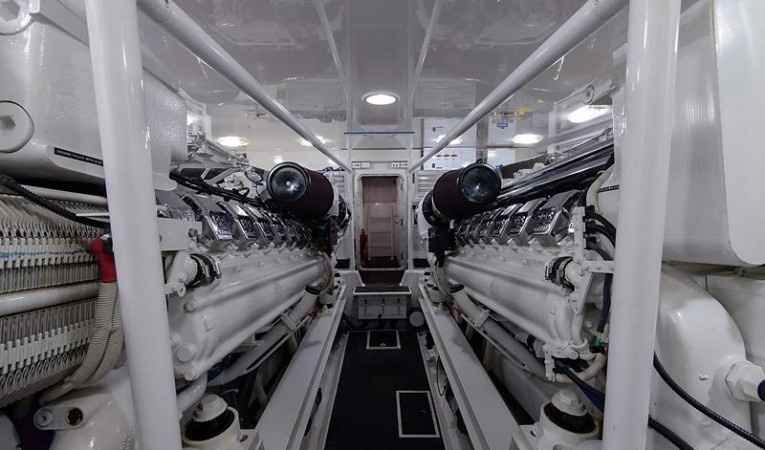 68 Viking Engine Room