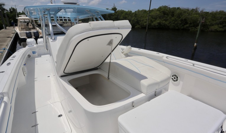 42 Prowler Storage under Lounge Seats