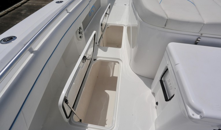 42 Prowler In-Deck Storage and Fishboxes