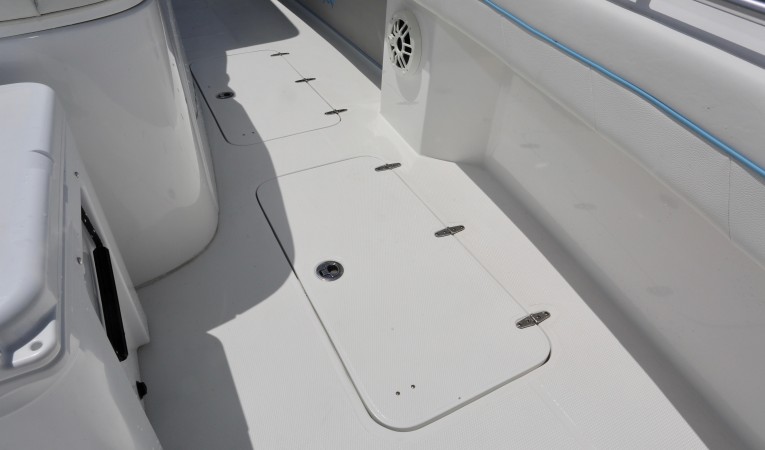 42 Prowler In-Deck Storage and Fishboxes
