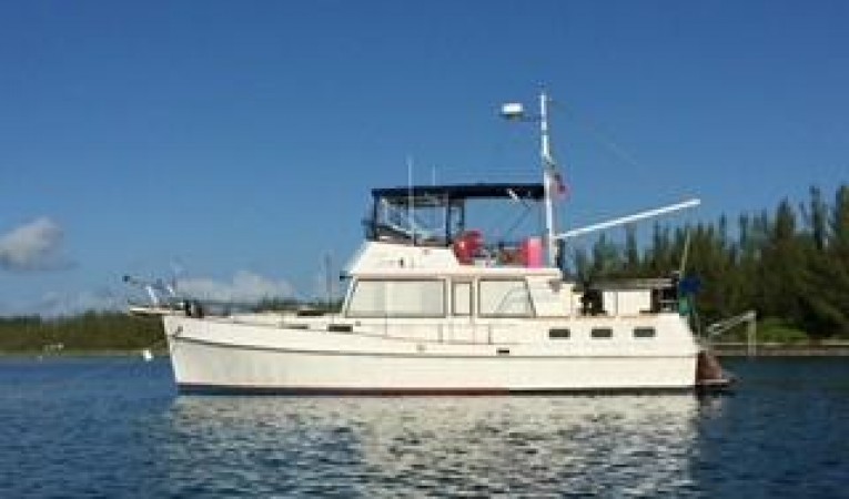 42 Grand Banks Port side @ anchor