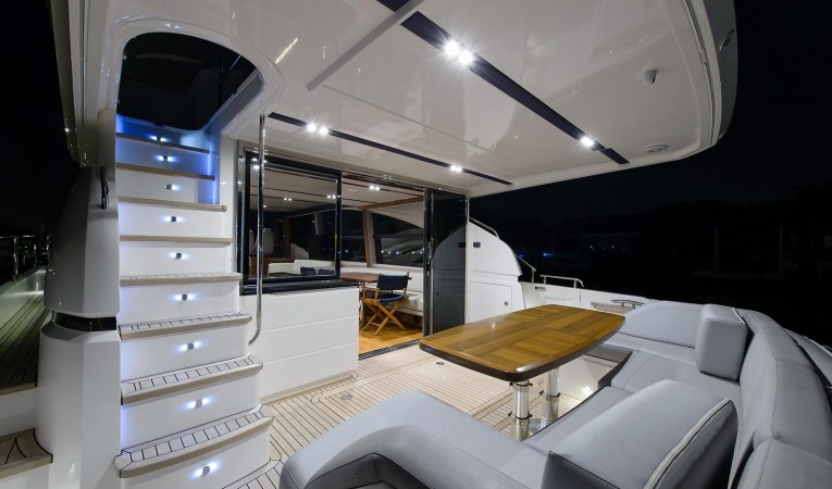 68 Princess Aft Deck