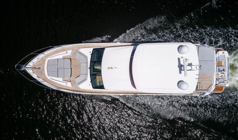 68 Princess Aerial Overview