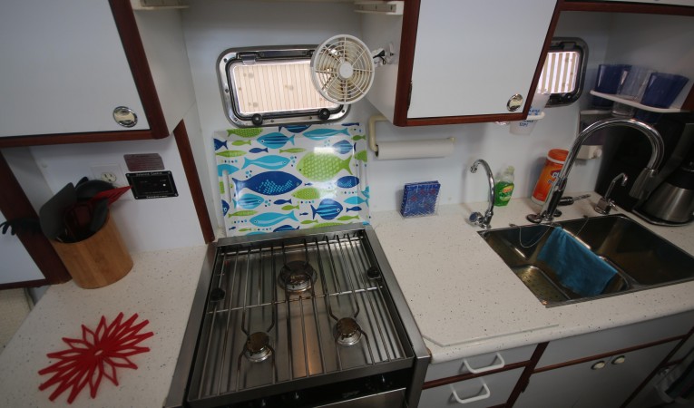 44 Endeavour galley detail