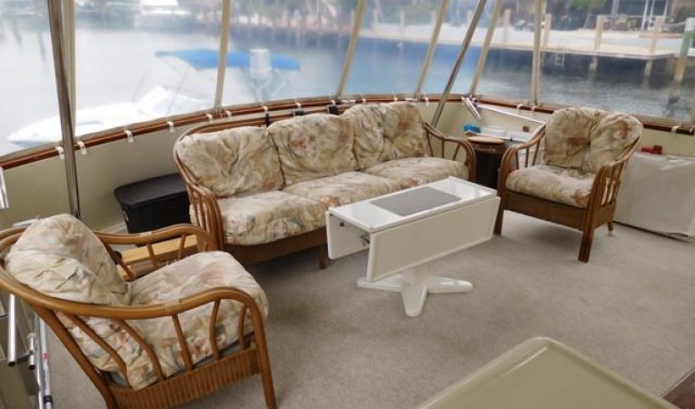 48 Hatteras Aft Deck