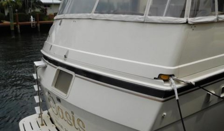 48 Hatteras Transom and Swim Platform