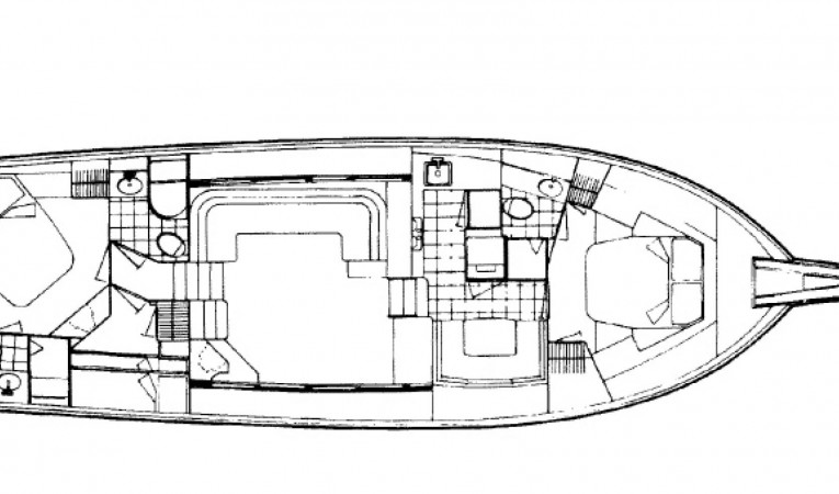 48 Hatteras Layout