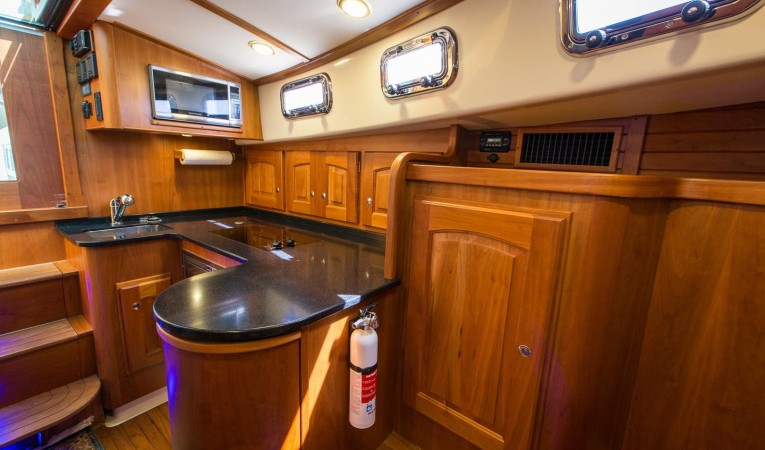 32 Legacy Yachts Galley