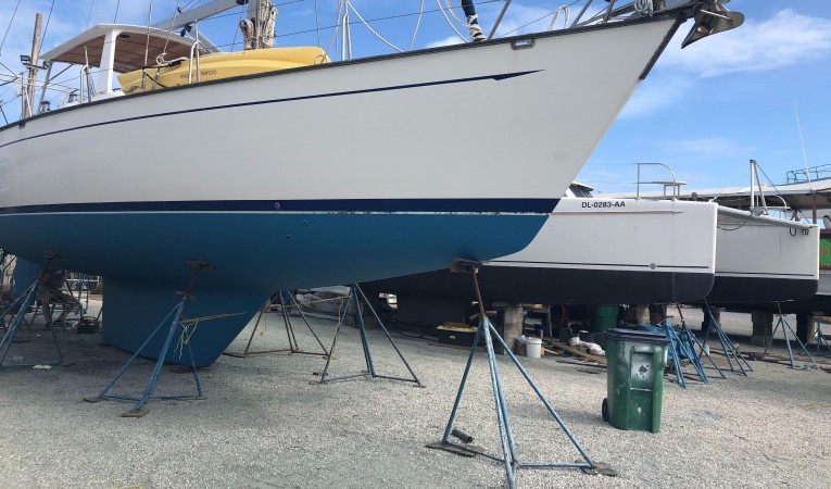 48 Tayana New Bottom paint