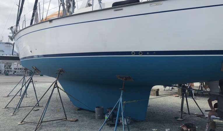 48 Tayana Fresh bottom paint 1/10/2020