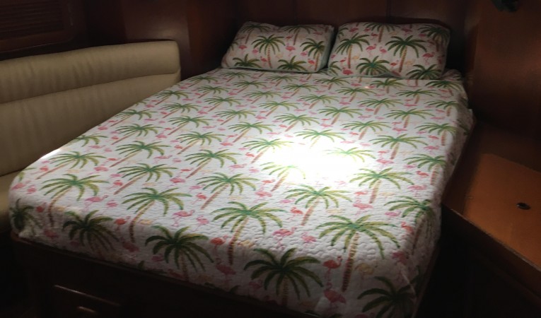 48 Tayana Aft cabin queen size berth