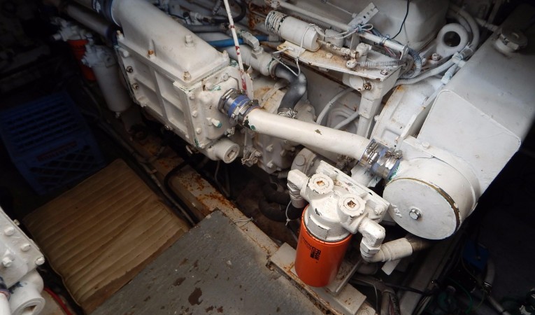 38 Blackfin Starboard Engine