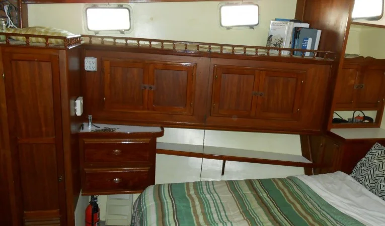 58 Roughwater Master stateroom storage