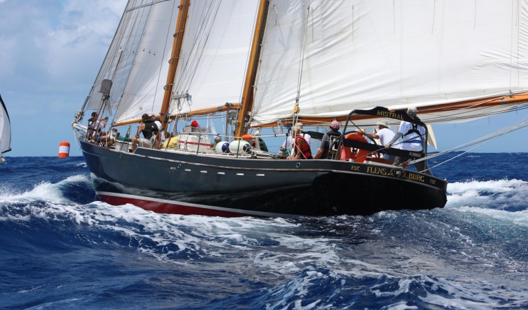 82 Mistral a Herreshoff Stern shot of the schooner Mistral / photo courtesy of Tim Wright