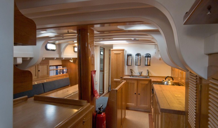 82 Mistral a Herreshoff Main Salon / photo courtesy of Kai Greiser - yachtbild.de