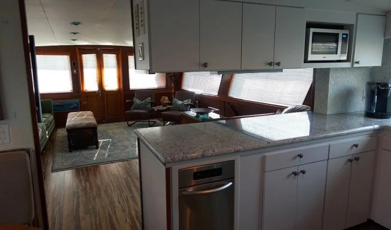 61 Hatteras Galley 5