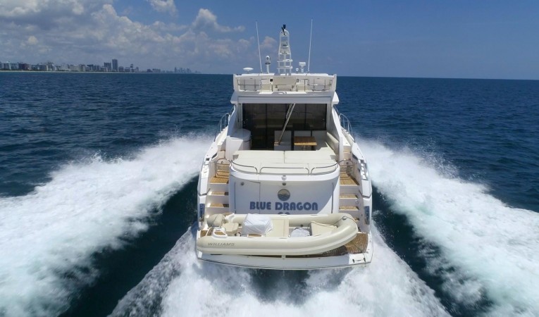 74 Sunseeker Stern Running