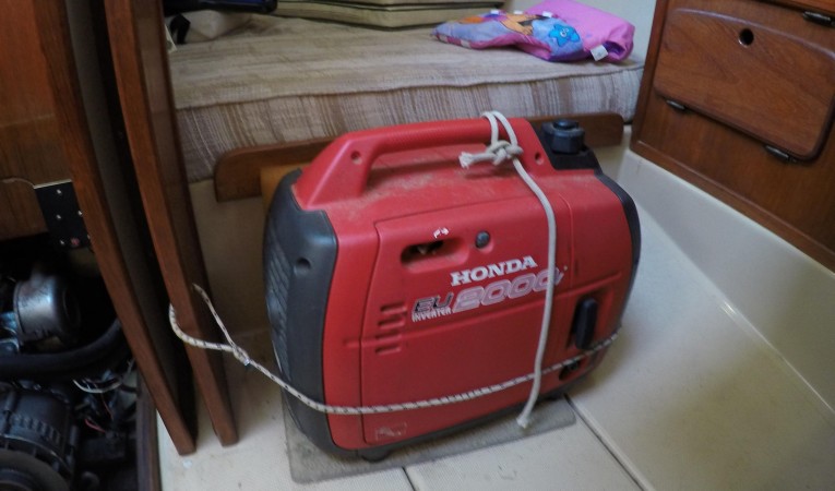 32 Island Packet Honda generator