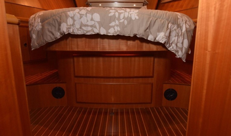 43 Selene Master Stateroom- Berth with storage below