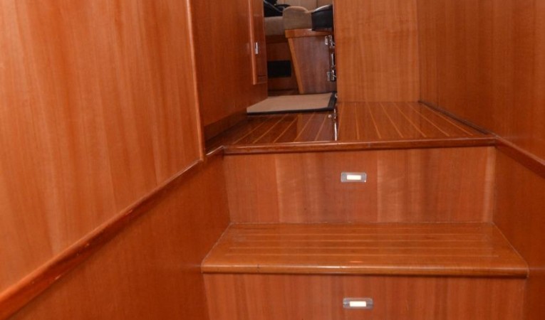 43 Selene Companionway- looking aft