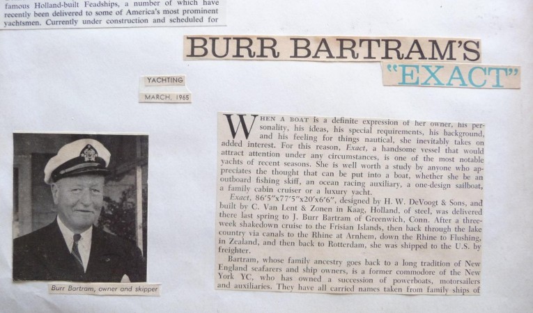 86 Feadship Yachting Magazine - March 1965 (page 1)