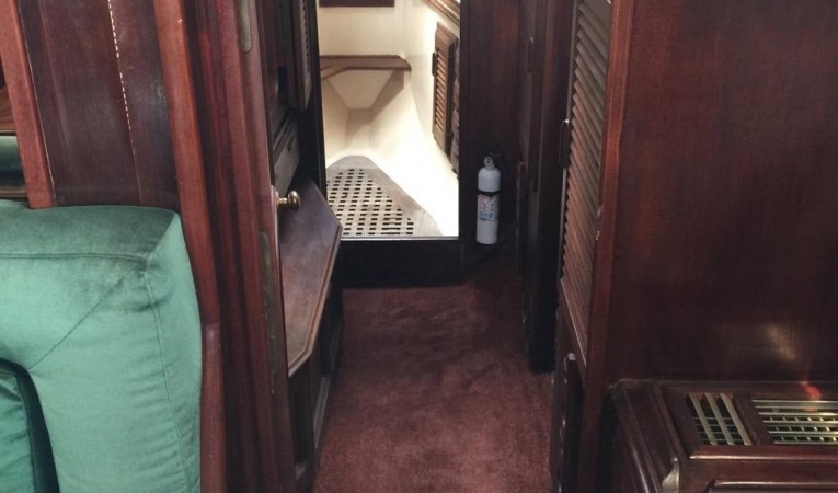 36 Islander Yachts Looking fwd to Owner's Cabin