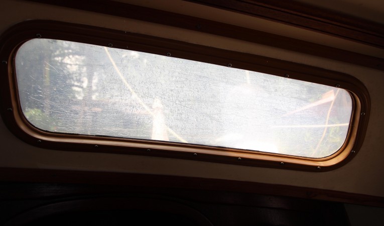 36 Islander Yachts Forward saloon window