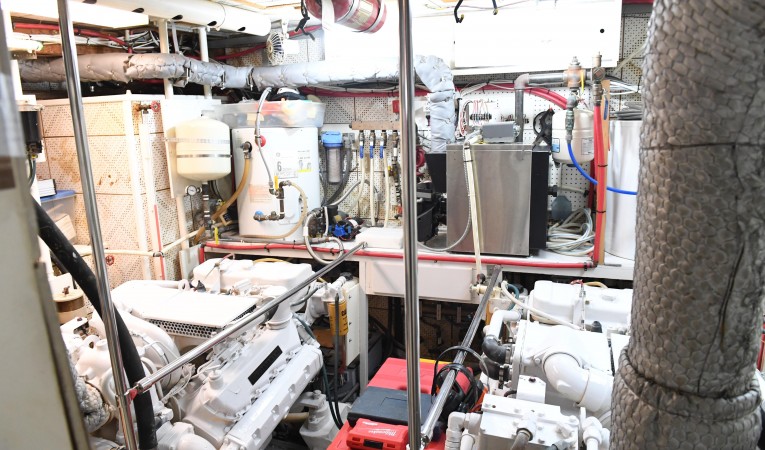 53 DeFever Engine Room