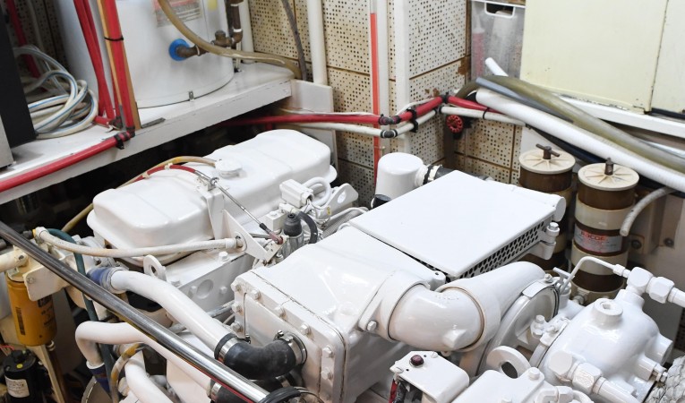 53 DeFever Engine Room