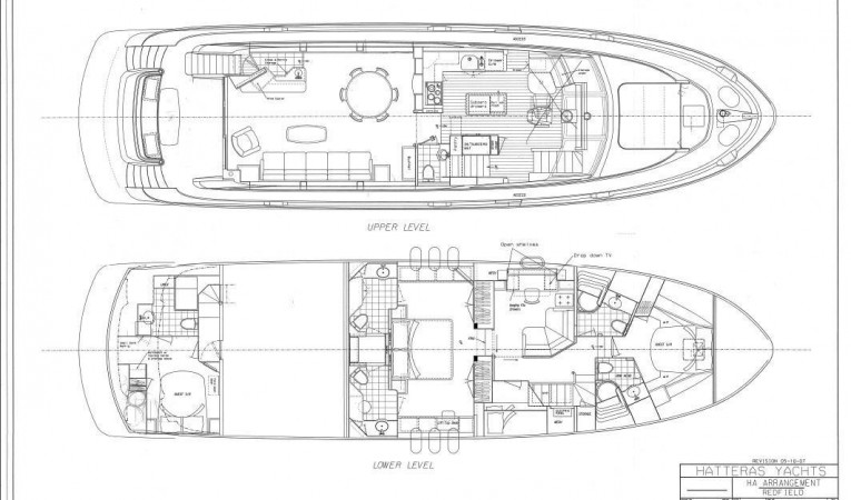 72 Hatteras General Arrangement