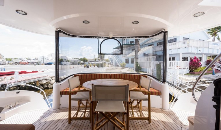 72 Hatteras Aft Deck