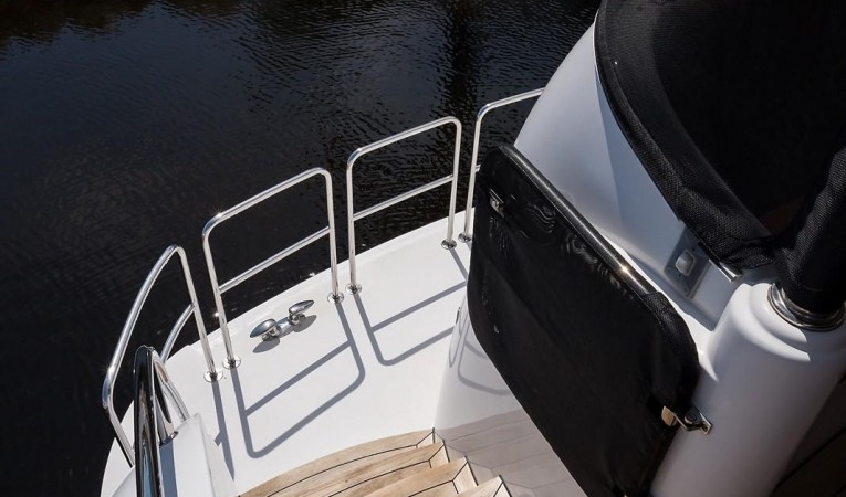 72 Hatteras Stairs to Swim Platform Starboard
