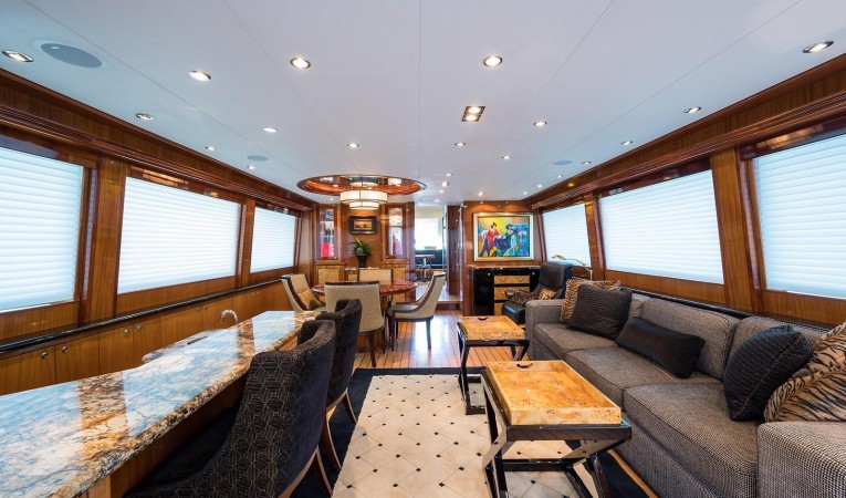 72 Hatteras Salon Forward