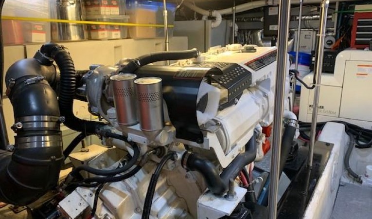 57 Carver Engine room