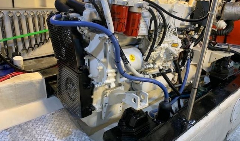 57 Carver Engine Room