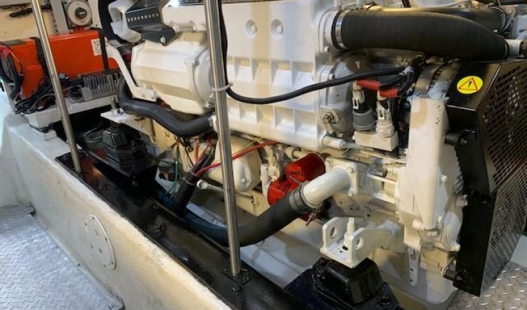 57 Carver Engine room