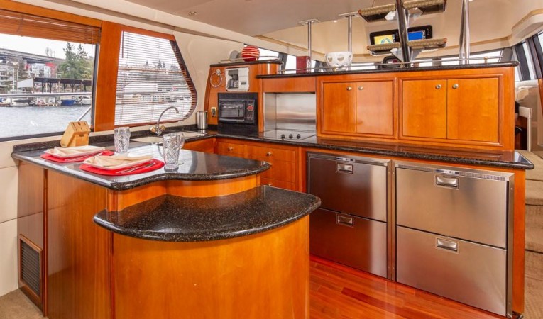 57 Carver galley view to port