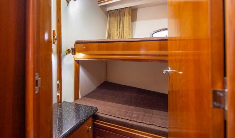 57 Carver Bunk stateroom