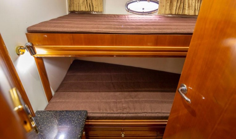 57 Carver Bunk stateroom