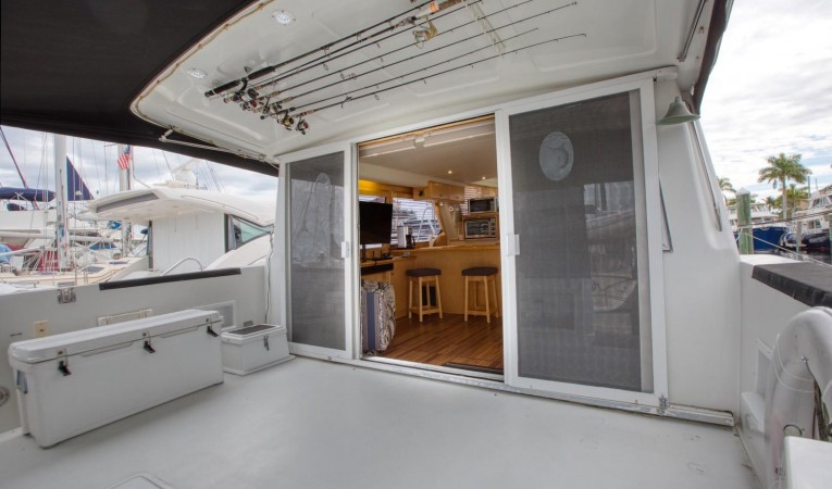 53 Navigator Cockpit Sliding double Doors