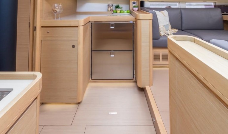 52 Dufour Galley Fridge and Freezer