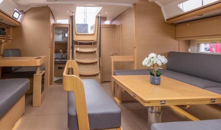 52 Dufour Companionway