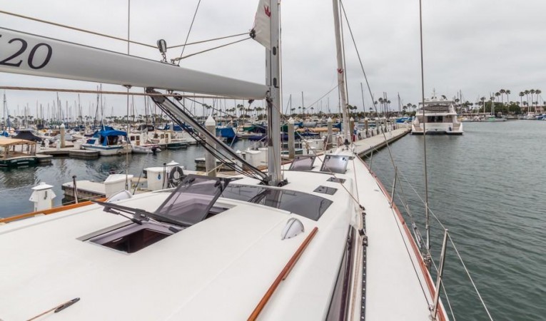 52 Dufour Starboard Deck